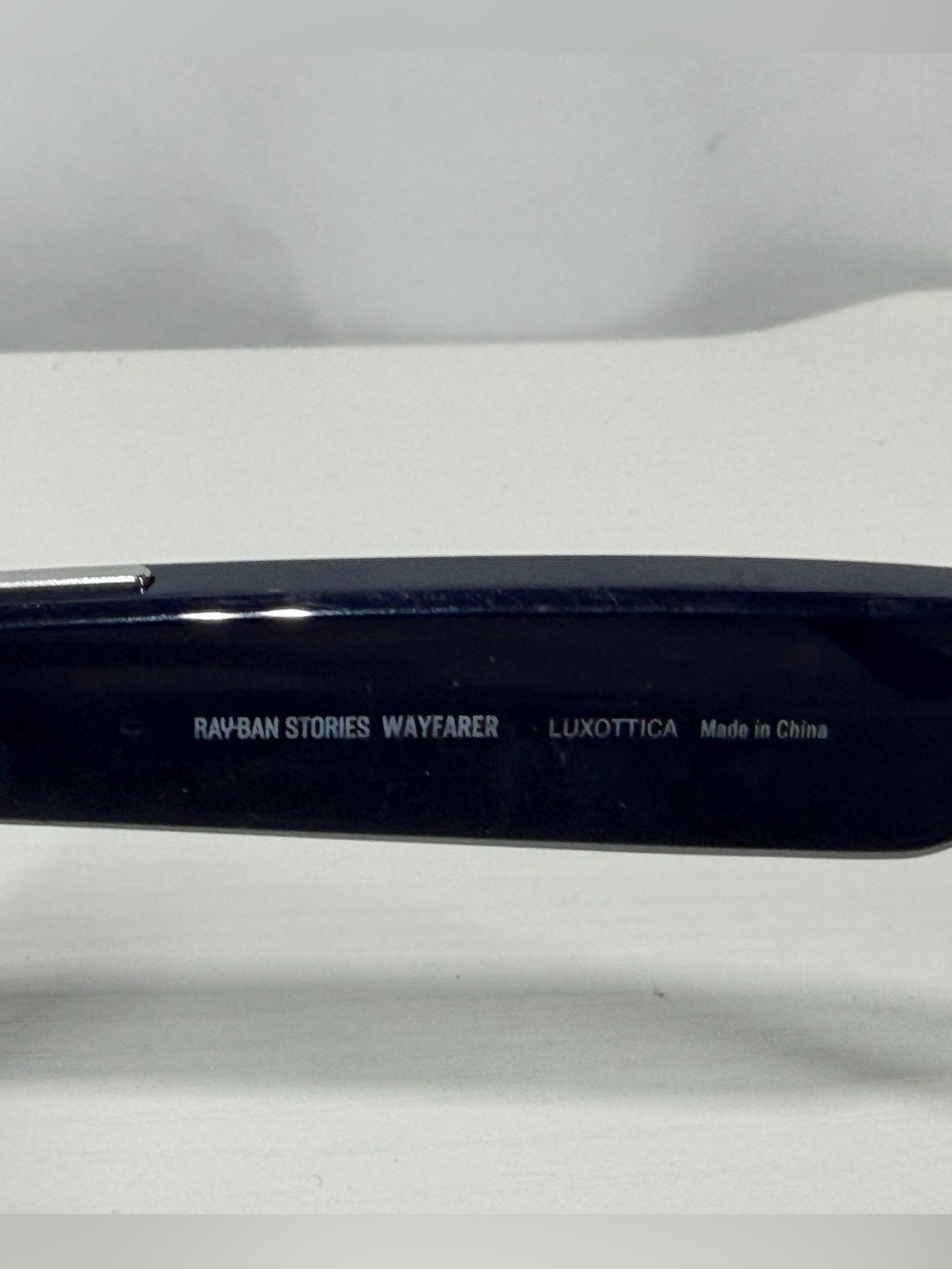 Ray-Ban Black Frame Blue Lens Sunglasses - Picture 9 of 9
